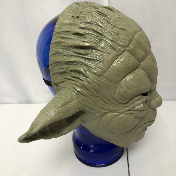 Vtg Yoda Collectors Rubber Mask Lucas Film TM Costume Made In Mexico - Picture 3 of 10